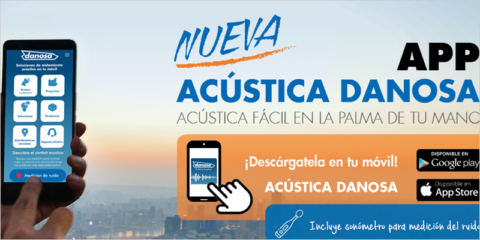 Danosa desarrolla una aplicación móvil de aislamiento acústico para los profesionales de la construcción