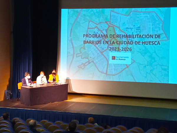 presentación regeneración urbana de Huesca 