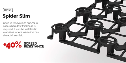 Spider Slim, panel de bajo espesor para sistemas radiantes