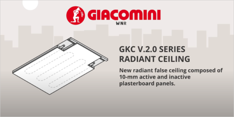 Techo radiante Giacomini GKC V.2.0