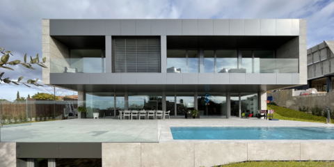 Aislamiento de Knauf Insulation en la construcción de una vivienda industrializada en Boadilla del Monte