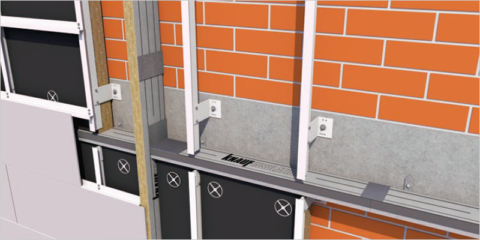 Solución de barreras cortafuegos de lana mineral de roca para fachadas ventiladas de Knauf Insulation