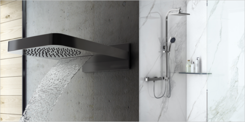 Soluciones para ducha de la línea de grifería de Genebre de aplicación residencial y comercial