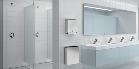 Nueva gama de grifos temporizados para espacios compartidos y monomando de pie de Genebre