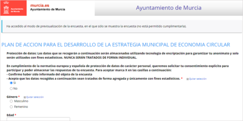Abierta a participación ciudadana la elaboración de la Estrategia de Economía Circular de Murcia