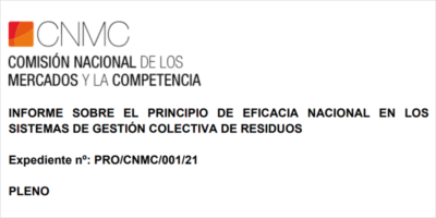 Informe De La CNMC Sobre El Principio De Eficacia En Los Sistemas De ...