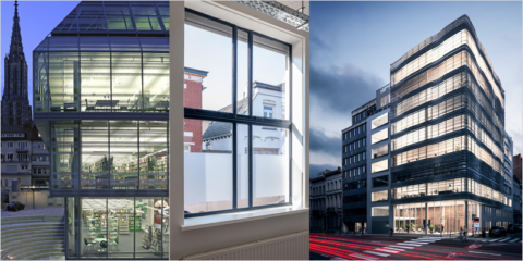 Edificio Belk Nine en Bruselas, el primero en contar con el vidrio aislante térmico y acústico Fineo Hybrid de AGC
