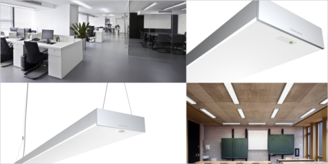 Opendo LED, la nueva luminaria con sensor de CO2 de Trilux para controlar la calidad del aire