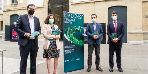 El proyecto E-Const impulsará la economía circular en el sector de la construcción de Gipuzkoa