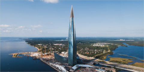 Soluciones de vidrio sostenibles e innovadoras de AGC en el Centro Lakhta en San Petersburgo