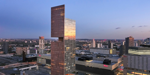 Eficiencia energética y protección solar en el edificio Manhattan Loft Gardens con el vidrio de AGC