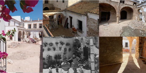 Proyecto de rehabilitación de una casa patio de Córdoba con los morteros de cal hidráulica natural de Grupo Puma