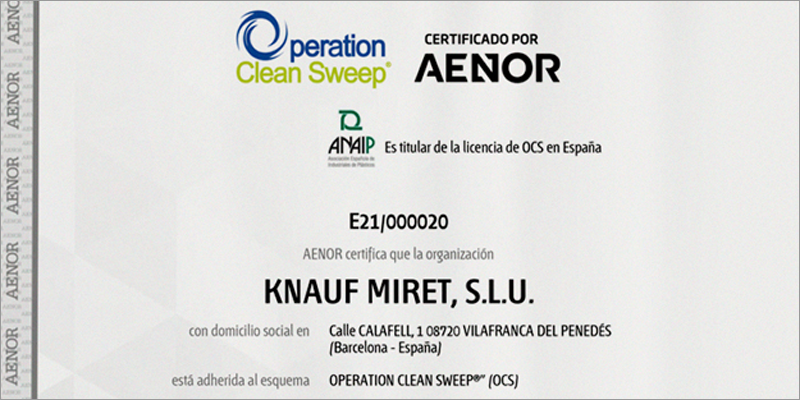 certificación Operation Clan Sweep