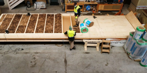 El sistema de fachada ligera Passivhaus de Knauf Insulation estará presente en la feria Rebuild