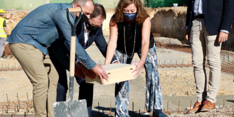 Construcción del primer edificio de viviendas públicas sostenibles en Santa Eugènia, Mallorca
