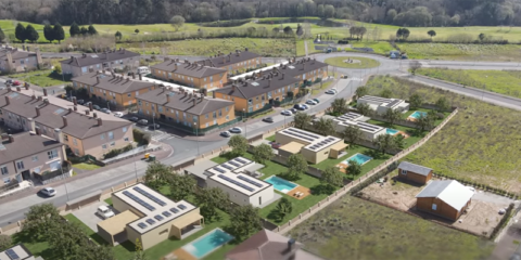 Pladur instalará sus soluciones de aislamiento en seis nuevas viviendas de consumo casi nulo en Miño