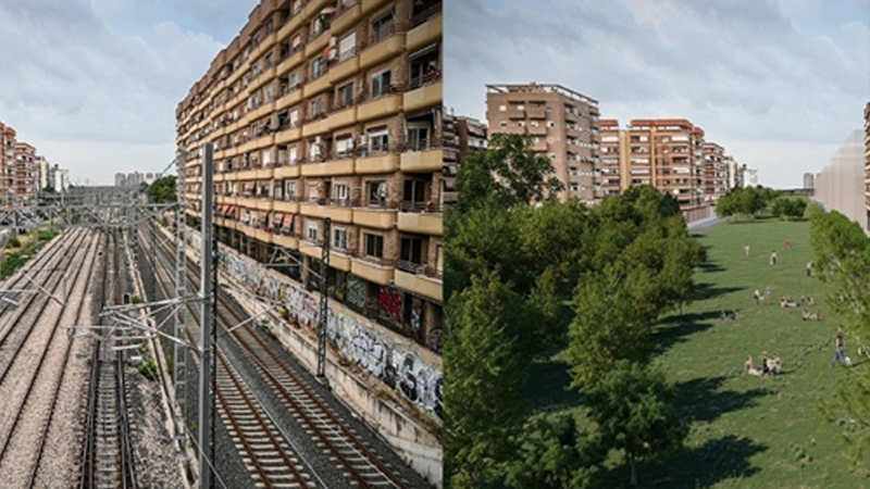 El bulevar para sustituir las vías férreas de València