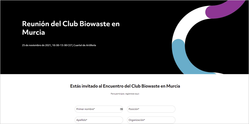 Inscripción Biowaste Club de Murcia