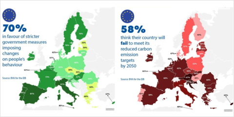 La última encuesta del BEI refleja la preocupación de más del 80% de los españoles por el cambio climático