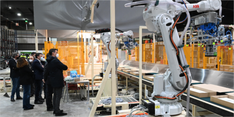 Finsa recibe la visita del presidente del Gobierno en sus instalaciones de Santiago de Compostela