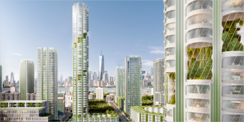 Urban Sequoia, un prototipo de edificio sostenible que absorbe dióxido de carbono y purifica el aire