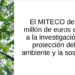 Ayudas de un millón de euros para investigar en materia de protección del medio ambiente y sostenibilidad