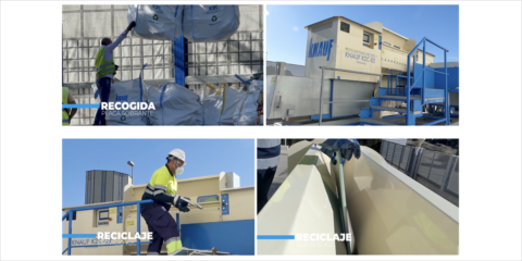 Knauf presenta el nuevo servicio K2C para reciclar placas de yeso en obra para España