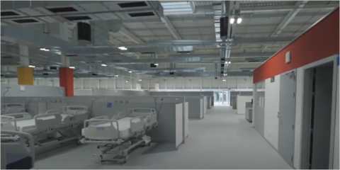 Iluminación de Trilux en el Hospital Isabel Zendal de Madrid