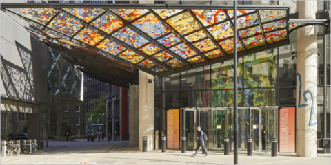 Vidrios de control solar de AGC en el edificio 22 Bishopsgate de Londres con certificado BREEAM Excelente