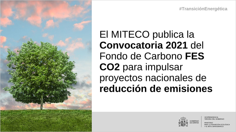 Convocatoria 2021 del Fondo de Carbono FES CO2