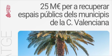 La Generalitat Valenciana llevará a cabo actuaciones de rehabilitación de edificios en 163 municipios