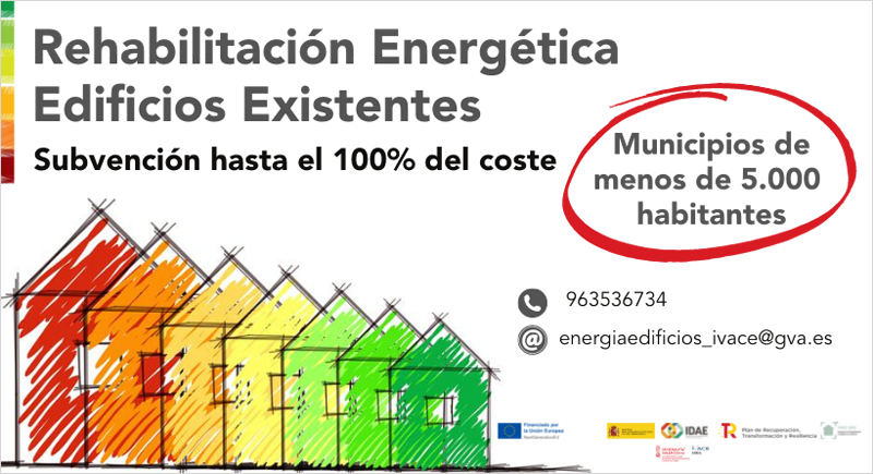 Convocatoria de ayudas del PREE 5000 para la rehabilitación energética en la Comunidad Valenciana