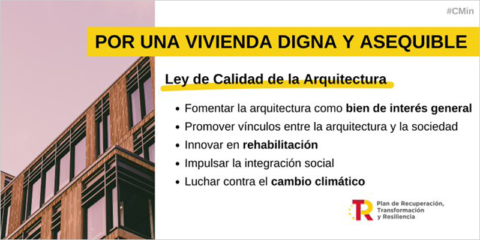 Aprobado el proyecto de Ley de Calidad de la Arquitectura que fomentará la rehabilitación y regeneración urbana