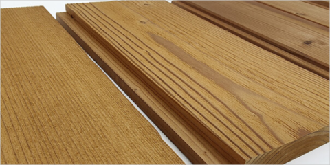 Nueva colección de revestimiento Lunawood Thermowood Spruce realizada con madera sostenible