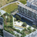 Sistema de vegetalización Oasis de CleverGreen en la cubierta del edificio Biotope de Lille