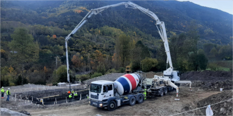 La nueva depuradora de Torla contará con el hormigón resistente y de baja permeabilidad de Cemex