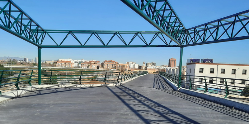 Cemex suministra el hormigón de la nueva pasarela ciclopeatonal en Valencia