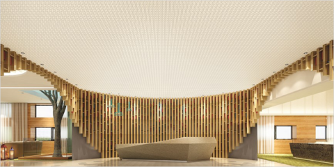 La nueva gama de techos Pladur Fon+ mejora la calidad del aire interior y el confort acústico