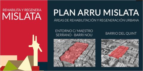 El Plan ARRU del municipio valenciano de Mislata permitirá la rehabilitación de 270 viviendas