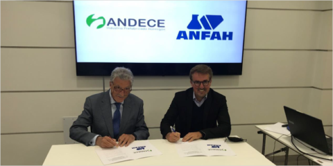 Acuerdo de colaboración entre Andece y Anfah para avanzar en la ruta hacia la descarbonización