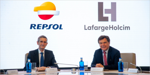 Acuerdo entre LafargeHolcim España y Repsol para acelerar la descarbonización de sus actividades
