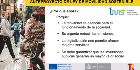 El Anteproyecto de Ley de Movilidad Sostenible contribuirá a reducir las emisiones y alcanzar los ODS