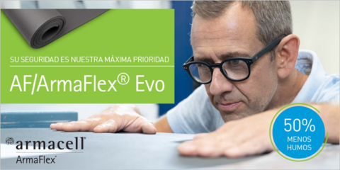 La nueva generación AF/ArmaFlex ofrece mayor seguridad contra incendios y alto ahorro energético