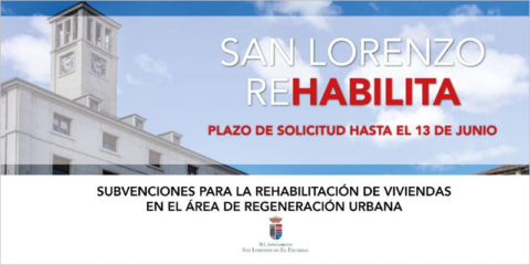 Ayudas para rehabilitar viviendas en el área de regeneración urbana de San Lorenzo de El Escorial