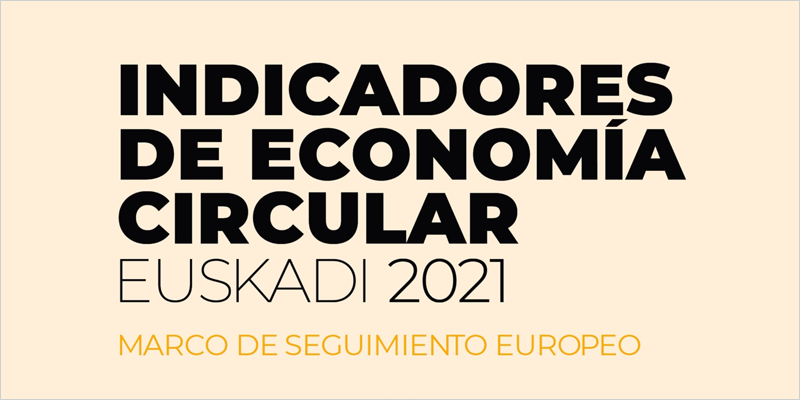 Indicadores de economía circular de Euskadi 2021