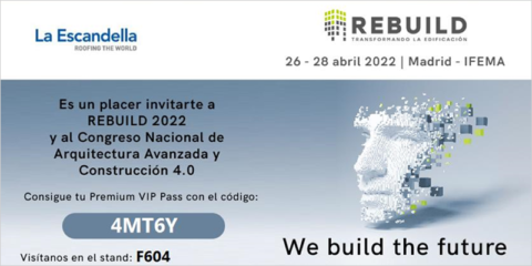 La Escandella presentará su sistema solar fotovoltaico para cubiertas en la feria Rebuild 2022
