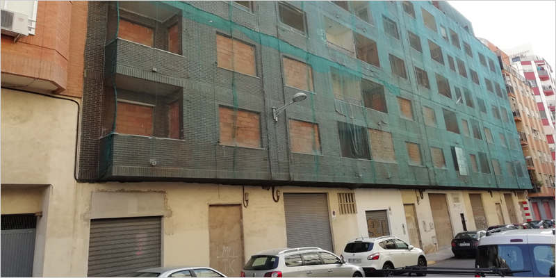 Rehabilitación sostenible del edificio de la calle Santa Cruz de Tenerife de Castellón de la Plana