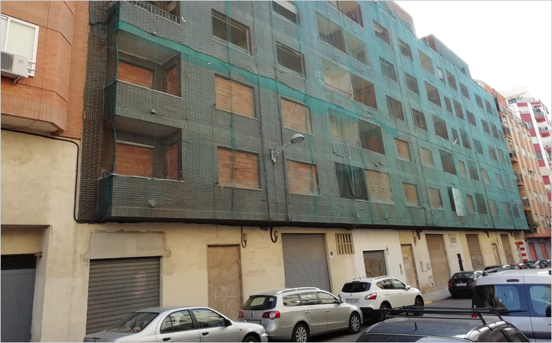 Rehabilitación sostenible del edificio de la calle Santa Cruz de Tenerife de Castellón de la Plana