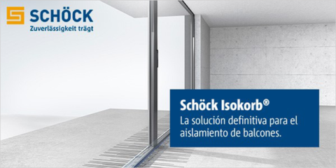 Schöck Bauteile GmbH presenta sus soluciones para la rotura de puentes térmicos en balcones y fachadas