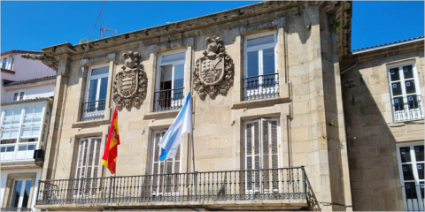 Licitación para la rehabilitación del edificio de la Xunta de Galicia en la plaza de Mazarelos en Santiago